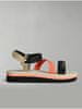 Sandále pre ženy NAPAPIJRI - čierna, oranžová, krémová 36