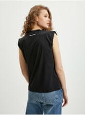 Čierne dámske tričko KARL LAGERFELD XS