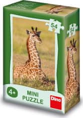 DINO Puzzle Zvieratká - Žirafa 54 dielikov