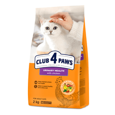 Club4Paws Premium pre dospelé mačky urinary health 2 kg + kapsičky pre mačky My love set s rybou 4x100g