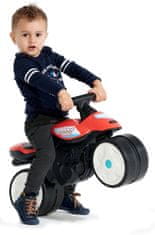 Falk Baby Moto Street Champion s tichými gumenými kolieskami - červené