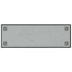 Vidaxl Nástenná magnetická tabuľa čierna 60x20 cm tvrdené sklo