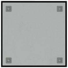 Vidaxl Nástenná magnetická tabuľa čierna 40x40 cm tvrdené sklo