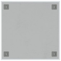 Vidaxl Nástenná magnetická tabuľa biela 40x40 cm tvrdené sklo