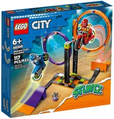 shumee LEGO City Stuntz 60360 Kaskadérská výzva - Točící se kruhy