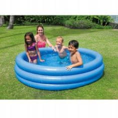 Intex Detský nafukovací záhradný bazén modrý 168x38cm