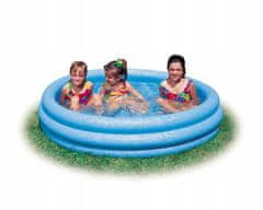 Intex Detský nafukovací záhradný bazén modrý 168x38cm