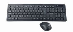 Gembird Bezdrôtová klávesnica + myš čierna, americký systém