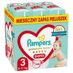 shumee Pleny PAMPERS Premium PANTS MTH vel. 3 (6-11kg) 144ks