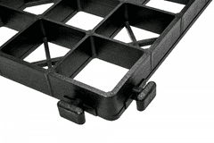 Bradas Zatrávňovacia plastová dlaždica 333x333mm, čierna OPTIMAL GRID BR-KROG30BC