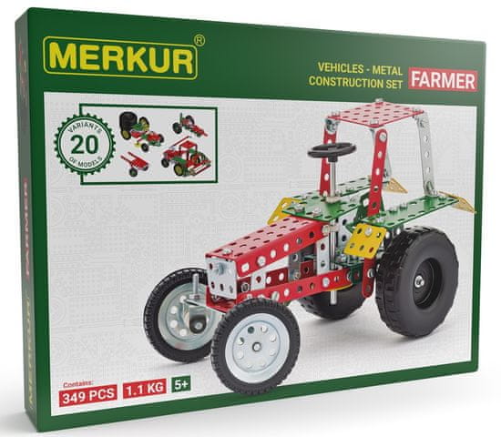 Merkur Stavebnica Farmer Set 20 modelov 349ks