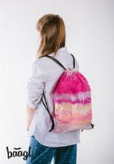 BAAGL 3 SET Skate Pink Stripes: batoh, peračník, sáčok