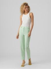 Vero Moda Dámske nohavice VMZELDA Straight Fit 10261257 Mist Green (Veľkosť 34/32)