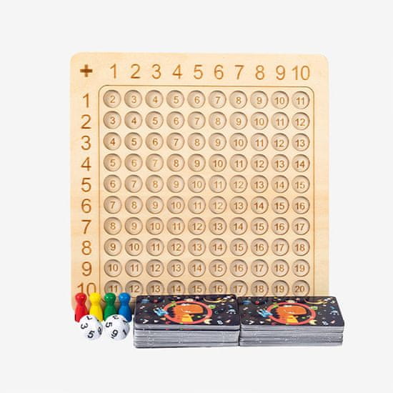 Cool Mango Lesná tabuľa na učenie násobenia, matematická detská hra - Montessori