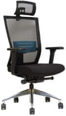 Mercury Kancelárská stolička WINDY čierno-modrá