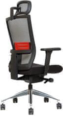 Mercury Kancelárská stolička WINDY čierno-červená