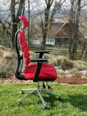 Mercury kancelárská stolička SPINE červena s PDH