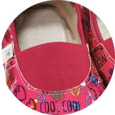 Copa cop Dievčenské textilné papuče - Cyklámen, 30