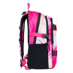 BAAGL 3 SET Skate Pink Stripes: batoh, peračník, sáčok