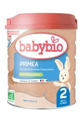 Babybio 3x PRIMEA 2 dojčenské bio mlieko 800 g