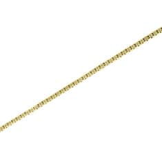 Brilio Detská retiazka zo žltého zlata Kocka/Venezia 271 115 00218 (Dĺžka 36 cm)