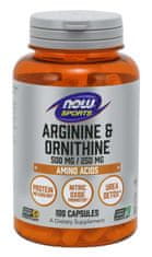 NOW Foods Arginine & Ornithine 500 mg / 250 mg, kapsúl