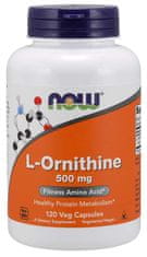NOW Foods L-Ornithine 500 mg, 120 kapsúl