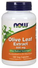 NOW Foods Extrakt z olivových listov, 500 mg x 120 rastlinných kapsúl