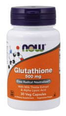NOW Foods Glutathione, redukovaný, 500 mg, 30 rastlinných kapsúl