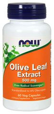 NOW Foods Extrakt z olivových listov, 500 mg x 60 rastlinných kapsúl