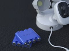 Secutek Bezdrôtová bezpečnostná WiFi kamera s LED reflektormi a solárnym panelom SRT-FC1T