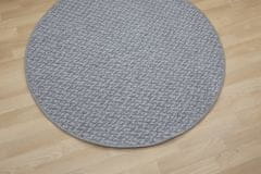 Vopi AKCIA: 80x80 (prúmer) kruh cm Kusový koberec Toledo šedé kruh 80x80 (priemer) kruh