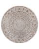 Kusový koberec Mujkoberec Original Nora 105453 Linen kruh – na von aj na doma 140x140 (priemer) kruh