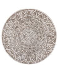 Mujkoberec Original Kusový koberec Mujkoberec Original Nora 105453 Linen kruh – na von aj na doma 200x200 (priemer) kruh