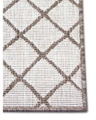NORTHRUGS Kusový koberec Twin-Wendeteppiche 105455 Linen – na von aj na doma 80x150