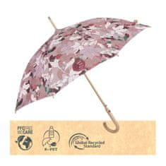 Perletti GREEN Dámsky automatický dáždnik MAGNOLIA / ružová, 19134