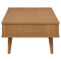 Vidaxl Konferenčný stolík MOLDE, hnedý 100x55x31 cm, borovicový masív