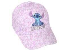 Disney STITCH Disney Dievčenská čiapka, fialová čiapka 52 cm
