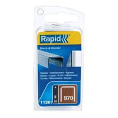 Rapid Spony Black&Decker, 970/8 mm, 1120 ks, blister