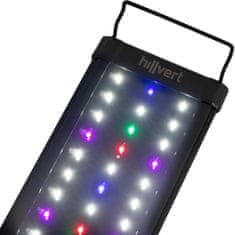 LED svetlo pre rast rastlín v akváriu s plným spektrom 78 LED diód 60 cm 18 W