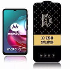 IZMAEL Diamond antistatické temperované sklo pre Motorola Moto G30/Moto G20/Moto G10 - Čierna KP24230