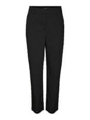 Vero Moda Dámske nohavice VMZELDA Straight Fit 10261257 Black (Veľkosť 34/30)