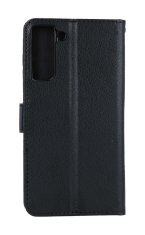 TopQ Puzdro Samsung S21 FE flipové čierne s prackou 94173