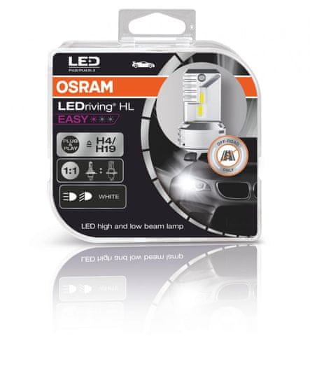 Osram OSRAM LEDriving HL EASY H4/H19 12V 18.7W/19W P43t/PU43t-3 6000K White 2ks 64193DWESY-HCB