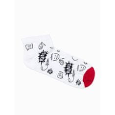 OMBRE Pánske ponožky LALA biele MDN20615 39-42