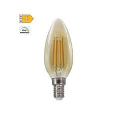 Diolamp LED Filament Candle žiarovka Amber C35 4W/230V/E14/2700K/500Lm/360°/Step Dim