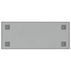 Vidaxl Nástenná magnetická tabuľa biela 50x20 cm tvrdené sklo