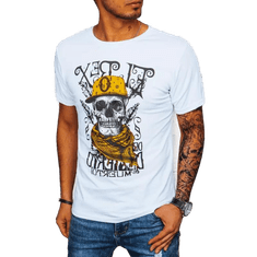 Dstreet Pánske tričko s potlačou KEPA biele rx5090 XXL