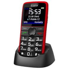 Aligator Mobilný telefón A675 Senior - červený