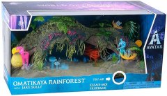 McFarlane Avatar The Way of Water Omatikaya rainforest with Jake Sully